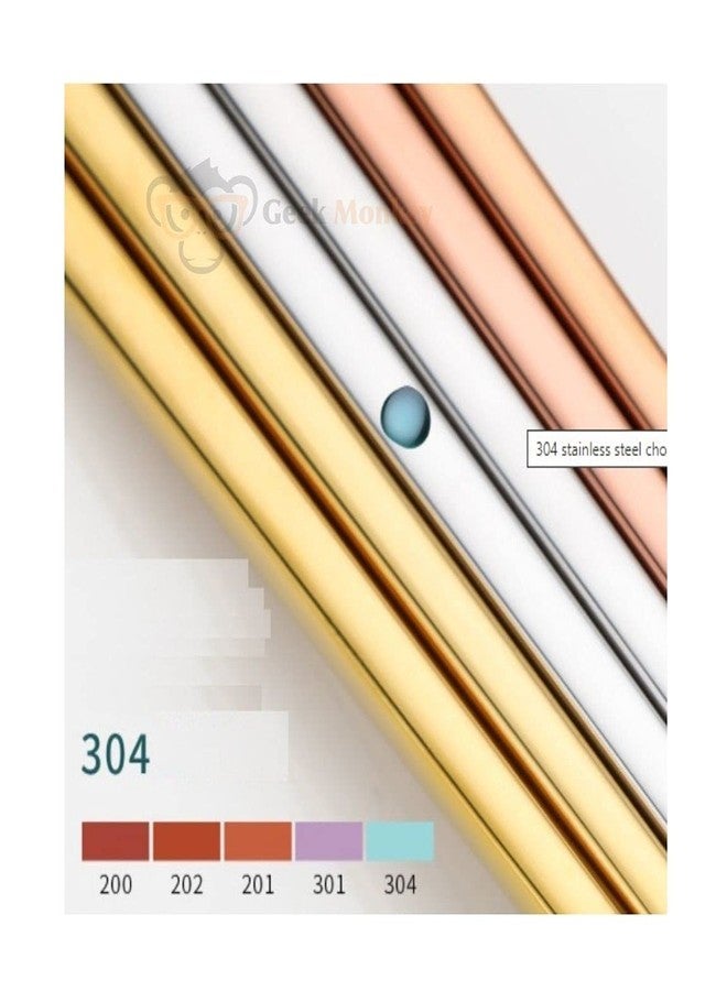 جيك مونكي طقم عيدان طعام من الفولاذ المقاوم للصدأ قابلة لإعادة الاستخدام من جيكمونكي، مطلية بالذهب، آمنة للغسل في غسالة الأطباق، عيدان طعام بطول 9 بوصات للأطعمة الآسيوية الكورية والصينية واليابانية (أزرق، زوج واحد) - Image 4